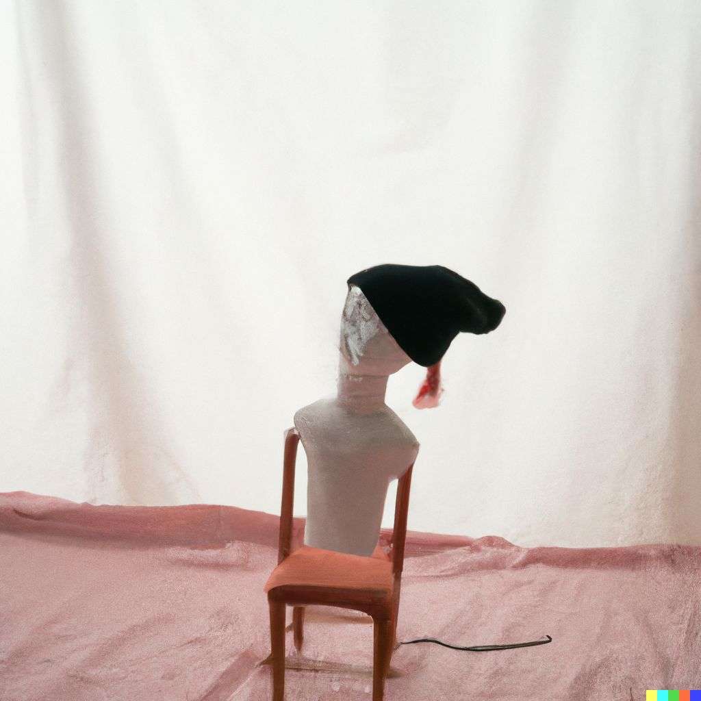 a representation of anxiety, photograph, Polaroid